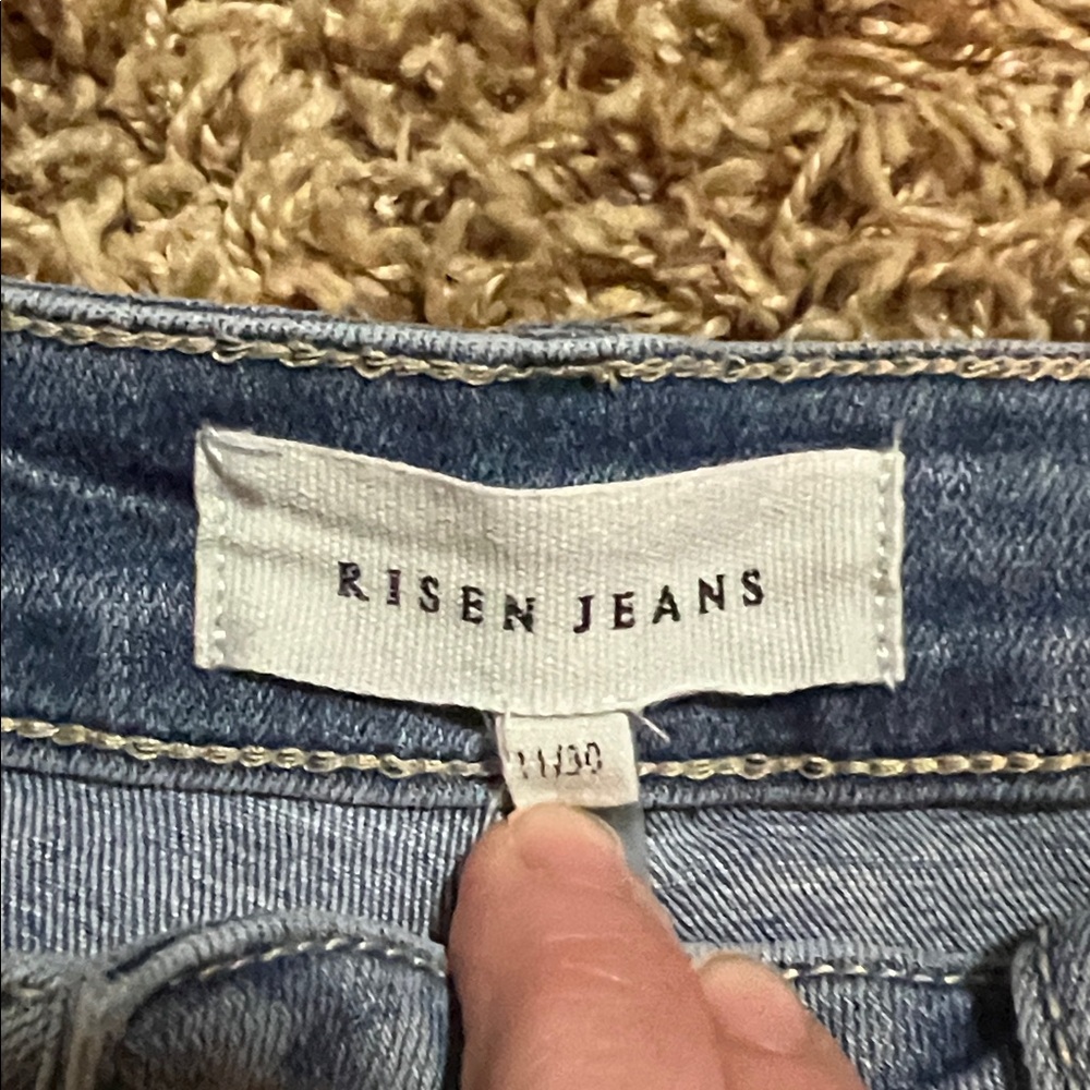Risen Women's Light Blue Jeans - Picture 3 of 7